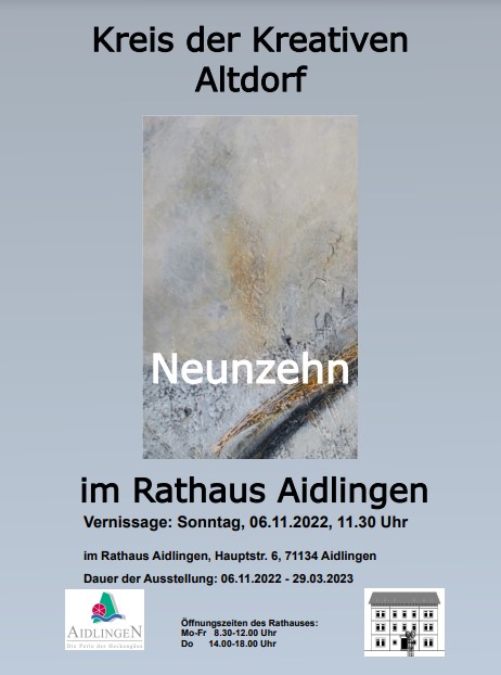 Ausstellung im Rathaus Aidlingen